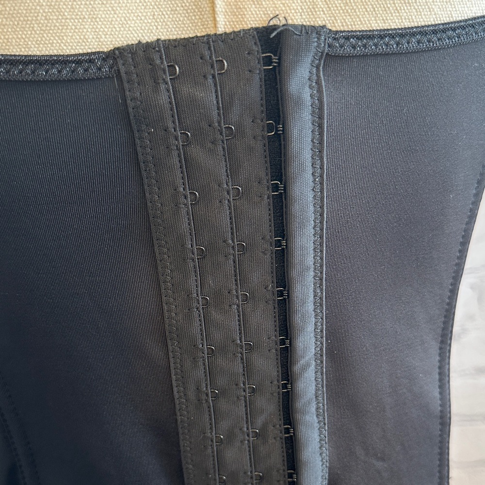 Morbid Threads Black Satin Corset Top - Picture 5 of 8